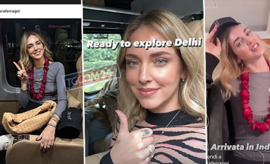 Chiara Ferragni in India la s