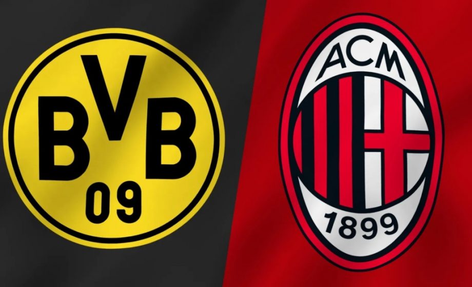 Stasera in Tv Milan Borussia Dortmund Dove vederla in Diretta Streaming Avvisatore.it