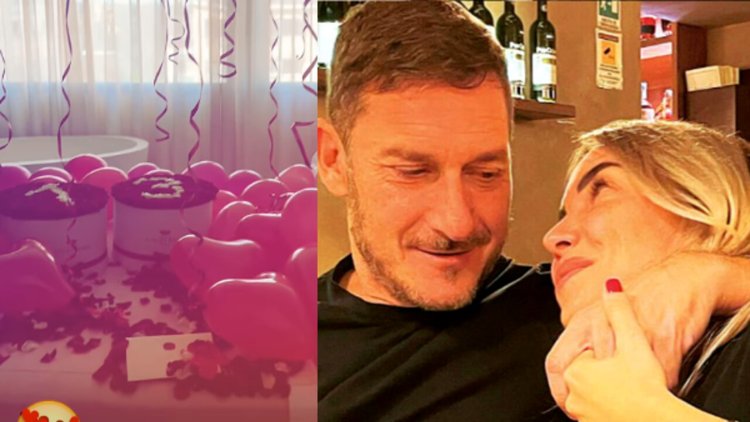 Noemi Bocchi e Francesco Totti a San Valentino