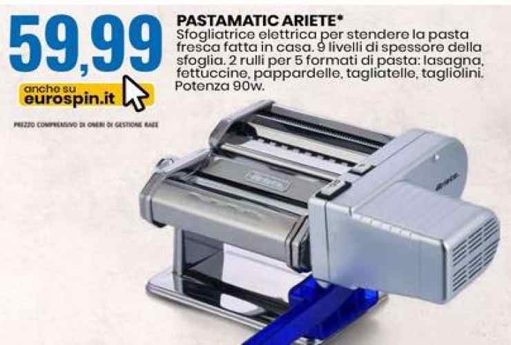 Ariete Pastamatic macchina per pasta 1593 - Avvisatore.it