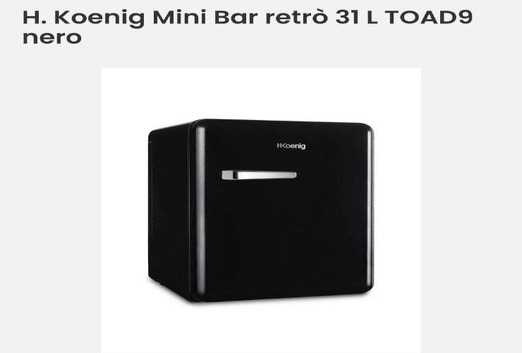 H. Koening Mini Bar - Avvisatore.it